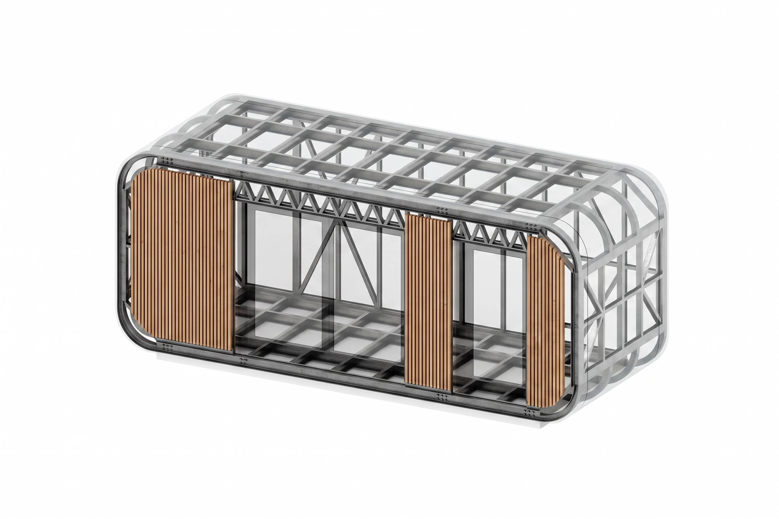 MEGA CUBE — konstrukce před dokončením