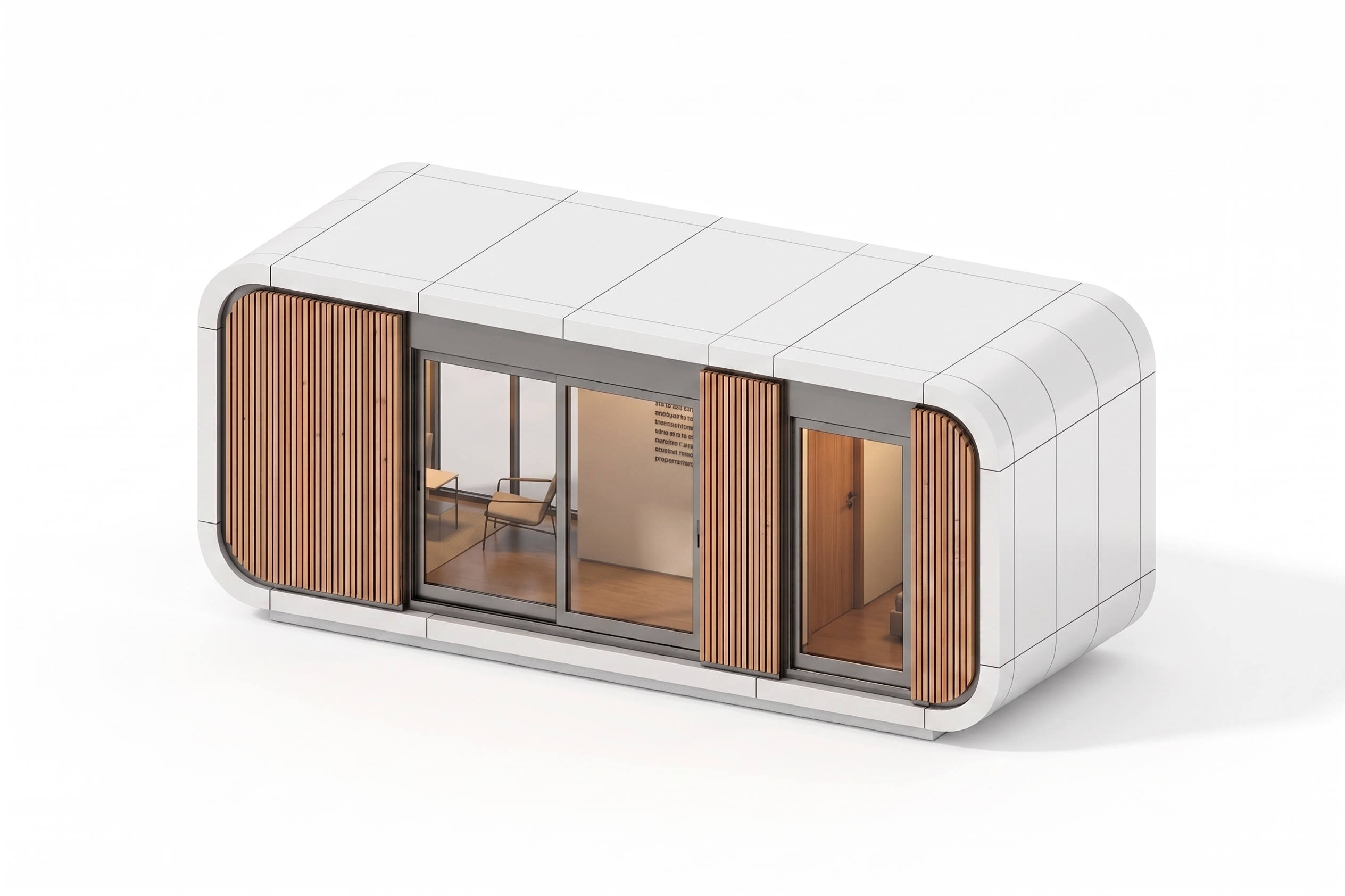 MEGA CUBE — hotový dům s vybavením